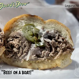 Spicy Roast Beef - Detail | Sailing a few miles outside of Dana Point Harbor