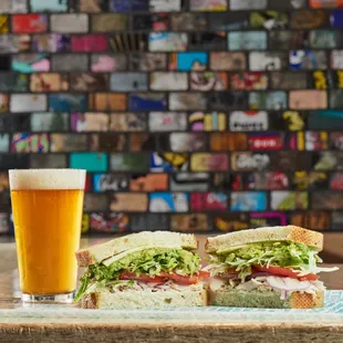 Sip on the best. Our selection of craft brews presents a variety of amazing local breweries. Try our exclusive IPA and Honey Blonde!