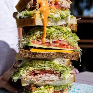 Fresh bread baked every day, healthy high-quality proteins, and crisp veggies make the perfect sando.