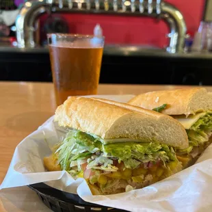 My friend; Turkado and Honey Blonde Ale.