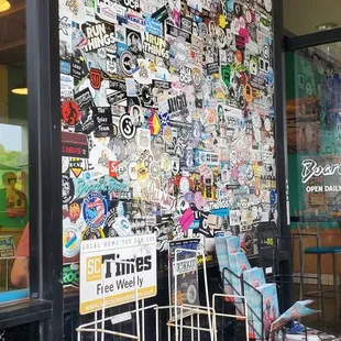 Door entrying into the establishment