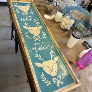 Looks good with just the stencil.