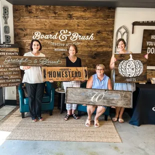 Beautiful end results of a Pick Your Project workshop