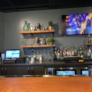 Bar area.