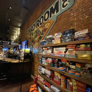 a view of the game room