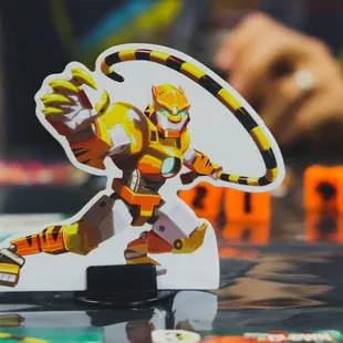 a paper model of a robot