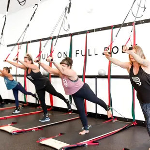 Superman pose for balance and strength building