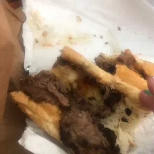Cheesteak sandwich