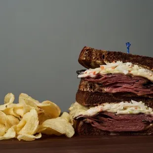 House roasted Pastrami with homemade coleslaw