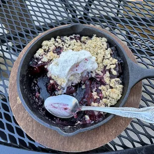 The special- Blackberry Apply Crisp