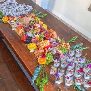 Brunch graze spread