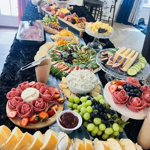 Appetizer grazing table