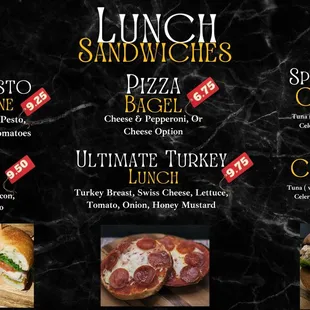 Lunch Menu