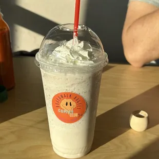 Horchata Blended Frappe January 2024