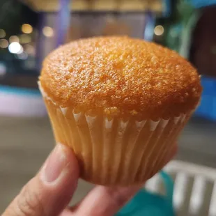 Awesome. They changed the cornbread. Cupcake style and it's moist for once. Thanks KBF for making it better.