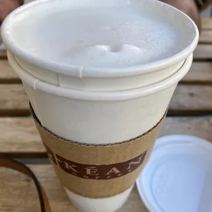 Tea latte (earl grey)