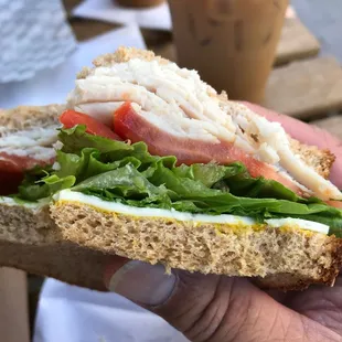 Cold turkey sandwich