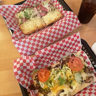 Ham grinder &amp; Steak and Cheese grinder