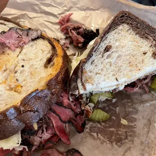 Warm Pastrami Reuben