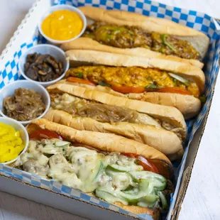 Boardwalk Box Cheesesteak and fries- Serving 4