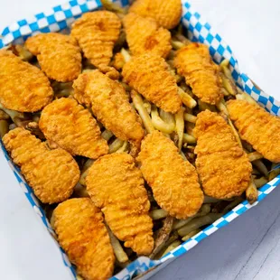 Boardwalk Box: 16 pc chicken tenders + fries