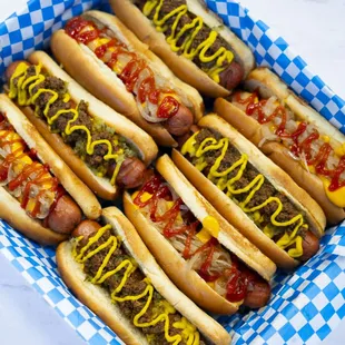 Boardwalk Box: 8 hot dogs + fries