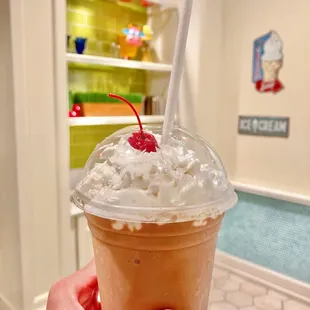 Chocolate Cyclone (Soy-based chocolate milkshake, vegan/plant-based)