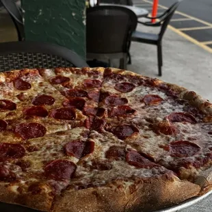 pizza, food