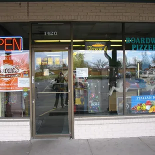 The view from the front of the store.