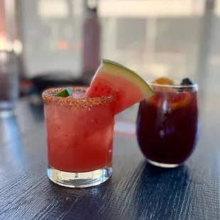 Beat the Heat Sangria &amp; Watermelon Margarita