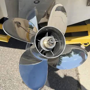 Stainless steel prop.