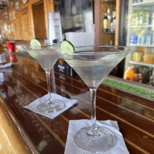 Cucumber martinis
