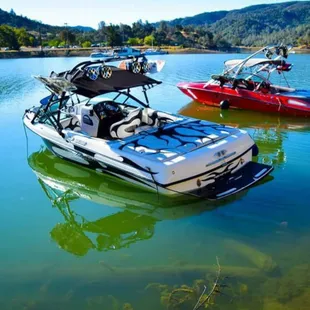 Wakeboarding Lessons on our B52