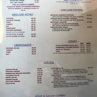 Menus