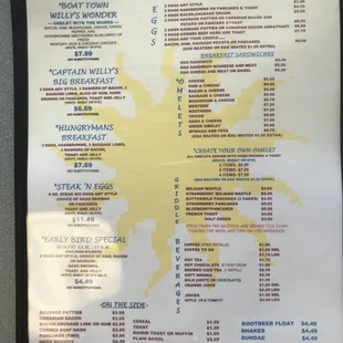 Breakfast Menu