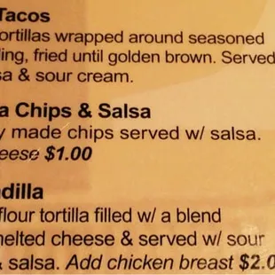 Just wanted you to see that that does say $7.95 for chips and salsa!!?