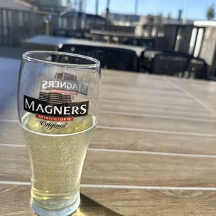 Cider on draft omg yum