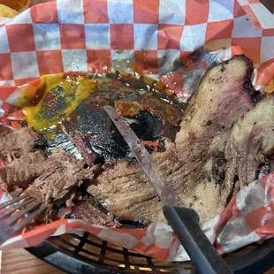 Brisket and the mustard sauce