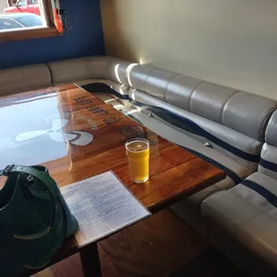 More comfy boat seating