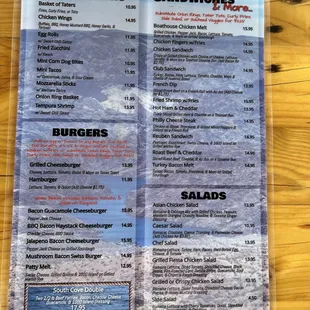New menu, 10/23