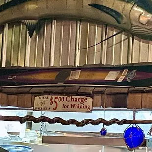 $5 charge for whining.