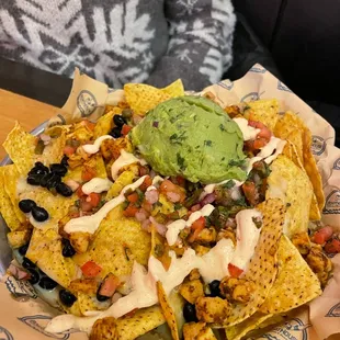 Chicken nachos