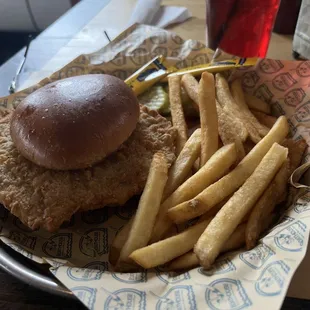 Pork Tenderloin Sandwich