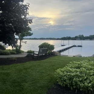 View around the lake.