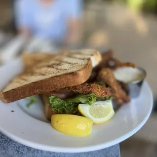 Soft Soft-Shell Crab Sandwich- (Yes, the whole crab)
