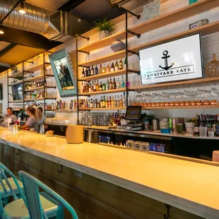 interior, sushi and sashimi