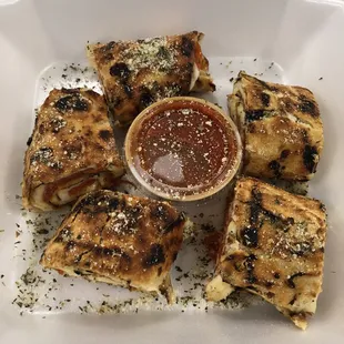 a plate of food