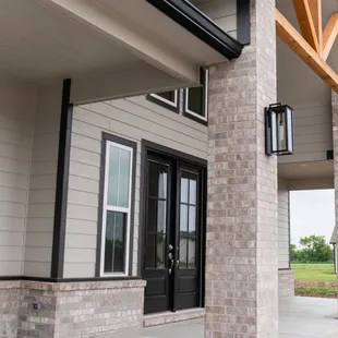 the front of the house