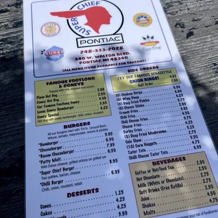 Menu.
