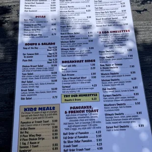 Menu.